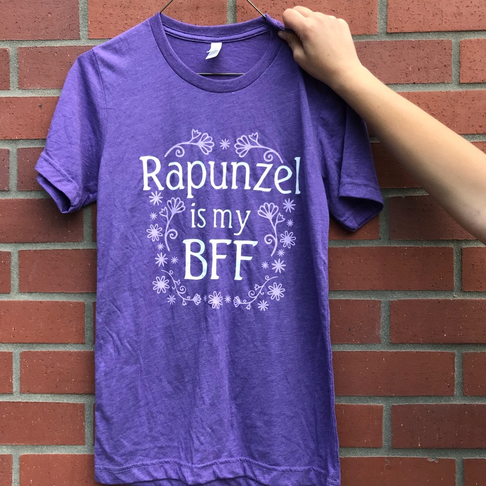 purple Disney tee shirt
